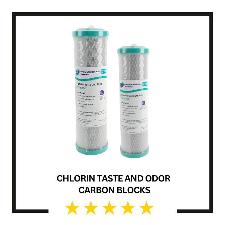 CHLORIN TASTE AND ODOR CARBON BLOCKS