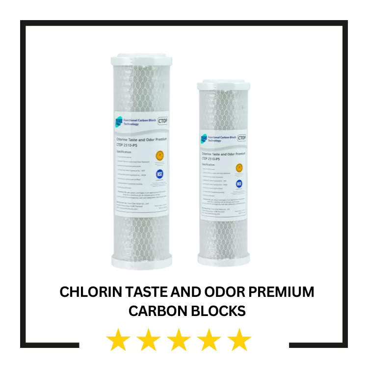 CHLORIN TASTE AND ODOR PREMIUM CARBON BLOCKS